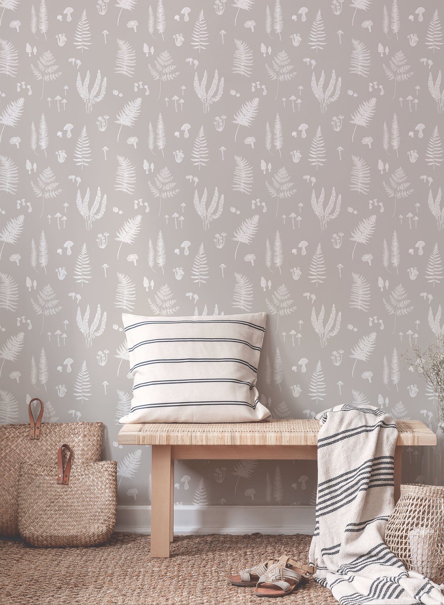 Into the Wild Wallpaper - Nature Inspired Peel and Stick Wallpaper for Home Decor | Perfect for Living Room, Bedroom & Nursery