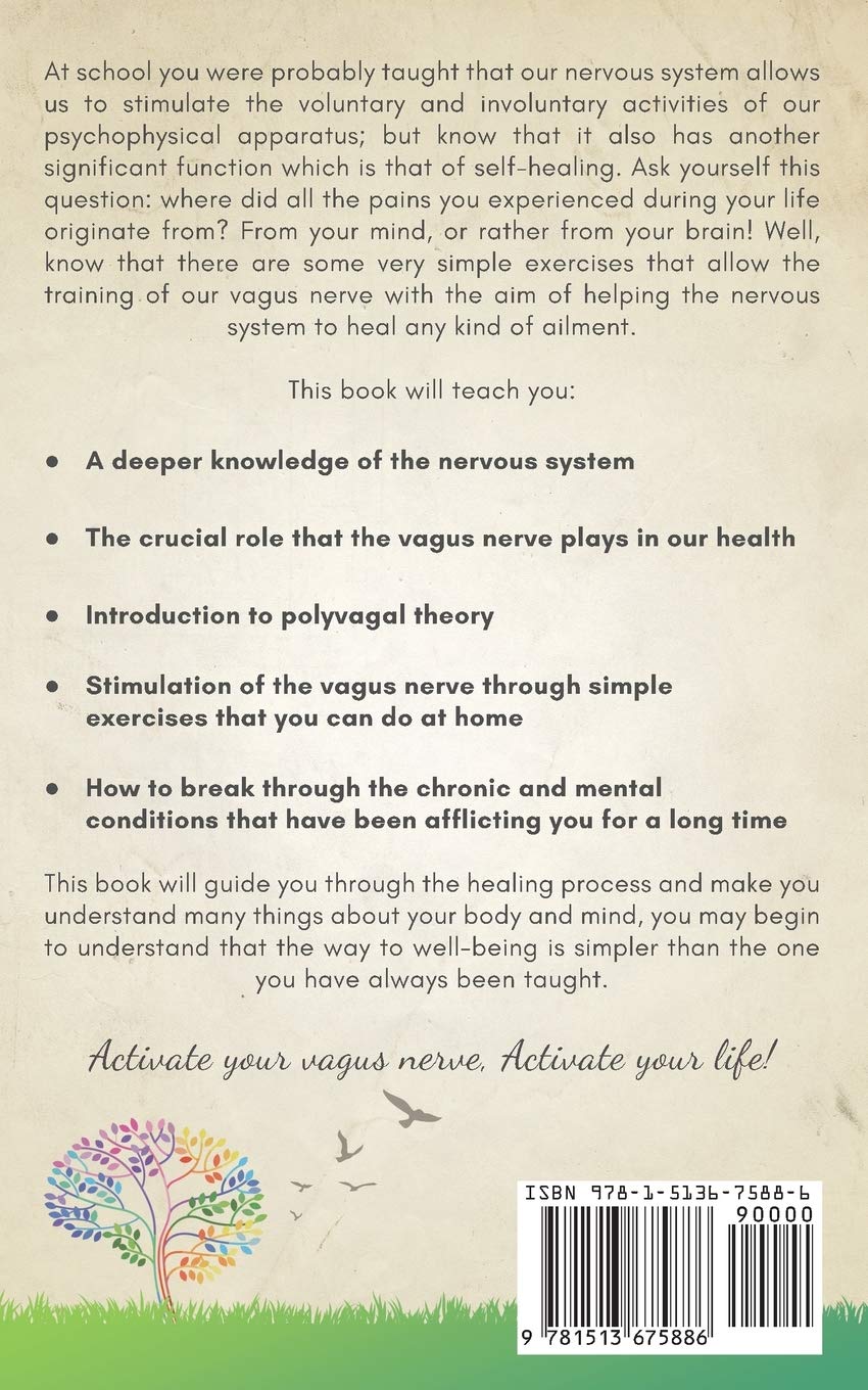 Vagus Nerve Stimulation Guide: Self-Help Exercises for Trauma, Anxiety & Depression Relief - Improve Mental Health & Wellness | Home Therapy & Stress Management