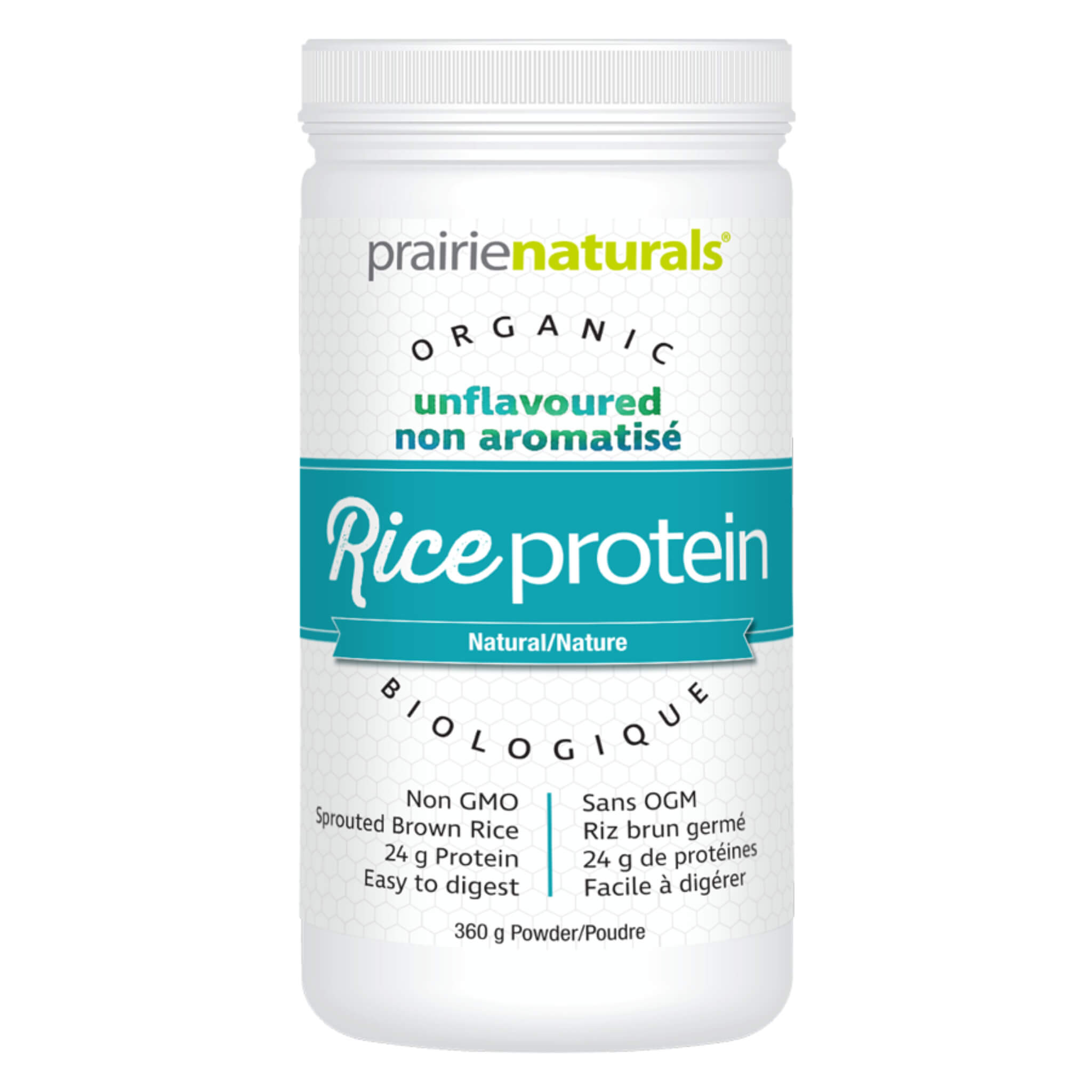 Organic Rice Protein Powder - Vegan Plant-Based Protein Supplement for Muscle Recovery & Weight Loss | Ideal for Smoothies, Baking & Post-Workout Nutrition