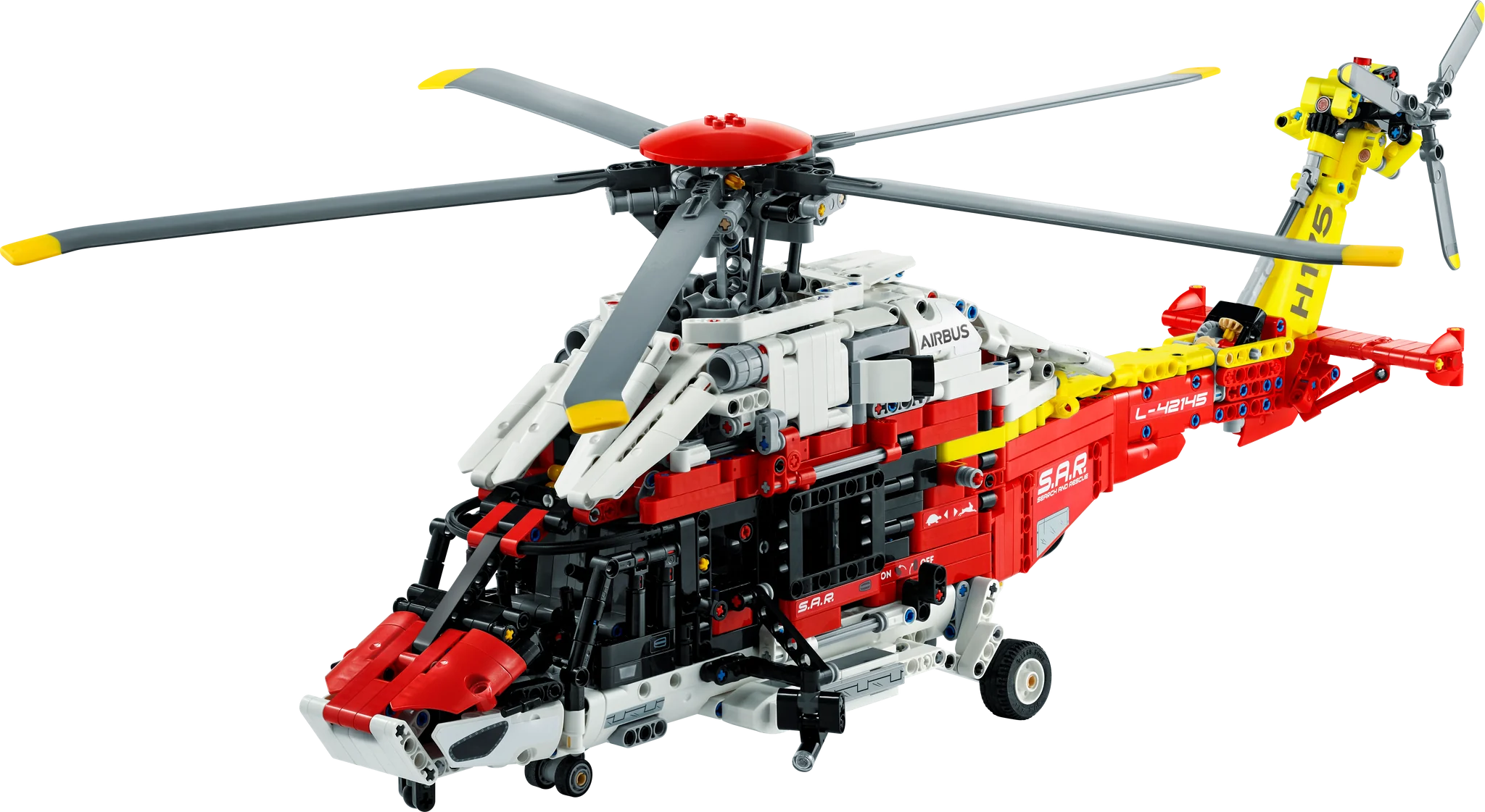 LEGO® Technic™ Airbus H175 Rescue Helicopter Building Set – STEM Toy for Kids & Adults – Perfect for Aviation Enthusiasts & Collectors – Great for Creative Play, Gift Giving & Display