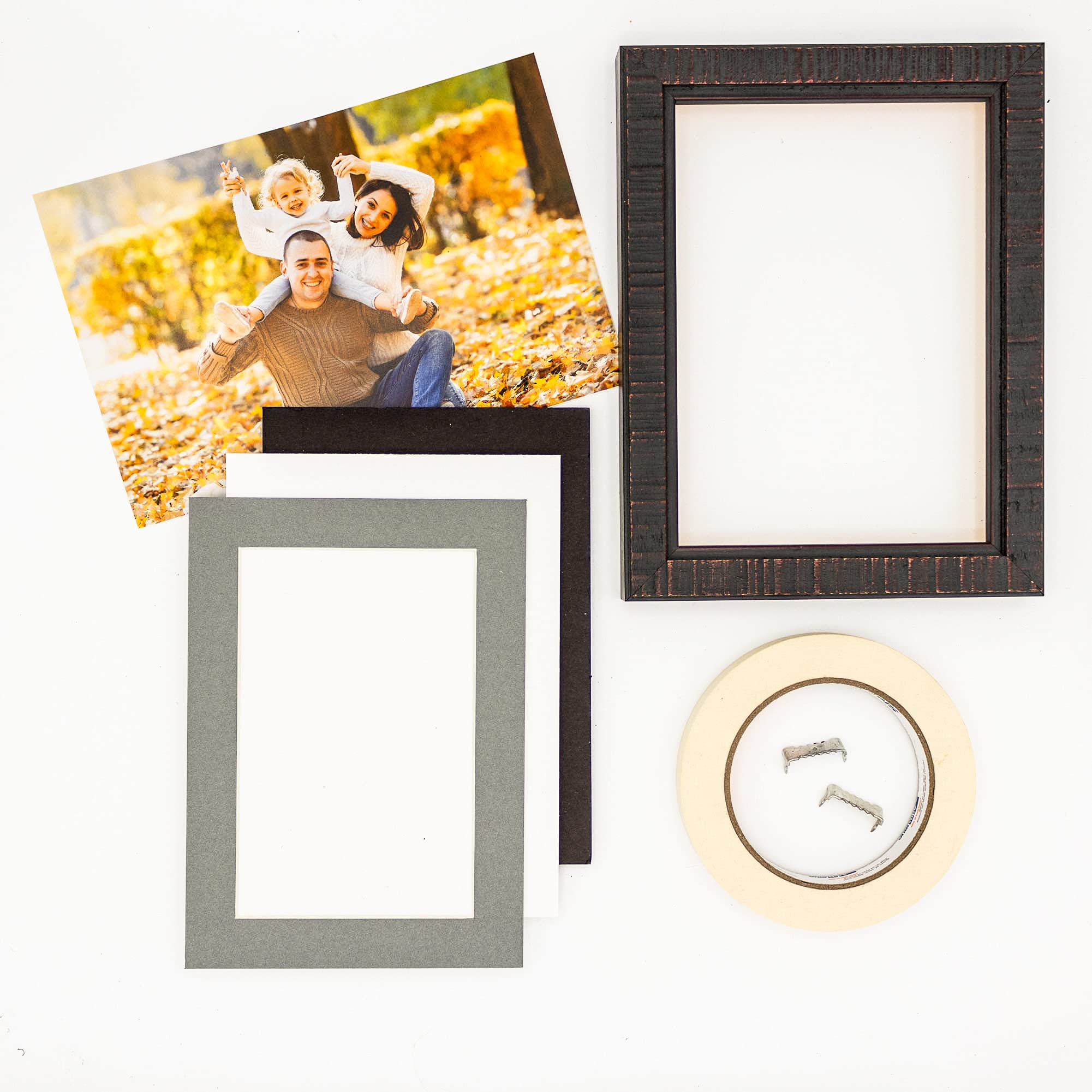 30x40 Acid-Free Mid Grey Precut Matboard with Bevel Cut for 27x36 Photos - Includes Backing Board & Crystal Clear Self-Seal Photo Mat Bag - 4-Ply Thickness for Picture Framing, Artwork Display & Home Decor