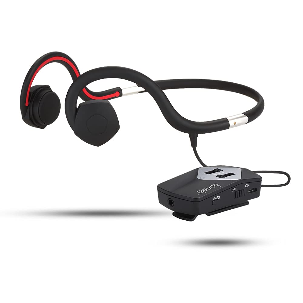 Bone Conduction Headphones for Seniors - Wireless TV & Communication Hearing Aid for Elderly, Personal Hearing Amplifier for Hard of Hearing - Perfect for Watching TV, Phone Calls & Daily Conversations