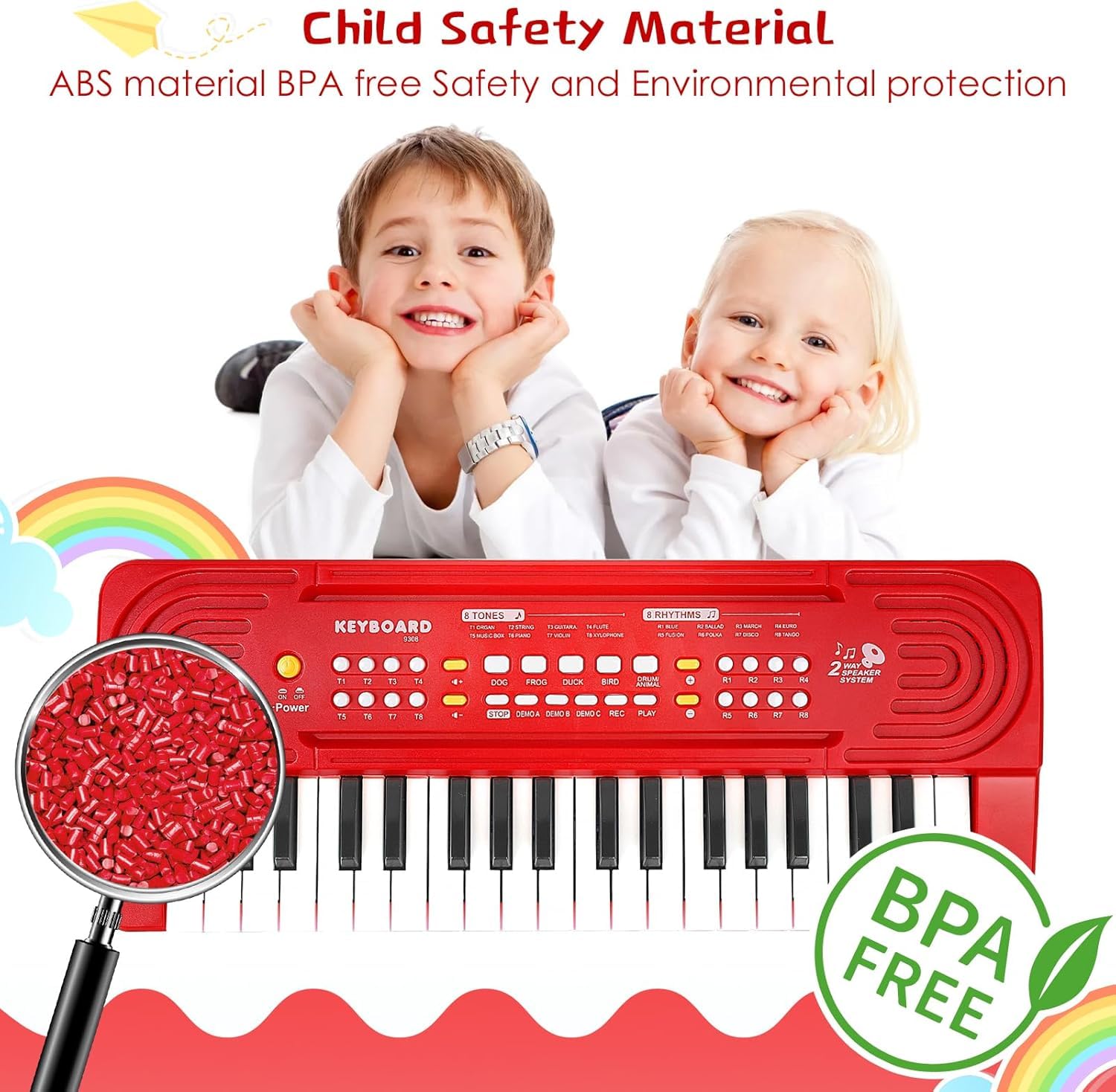 37-Key Electronic Keyboard Piano with Microphone - Best Musical Toy Gift for Kids Ages 3-6, Beginner Piano for Boys & Girls - Perfect for Home Learning, Birthday Gifts & Early Music Education