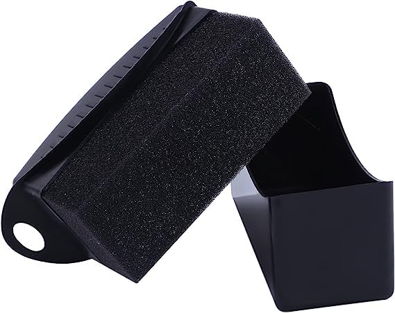 Soft Tire Shine Sponge with Lid - Car Detailing & Waxing Tool