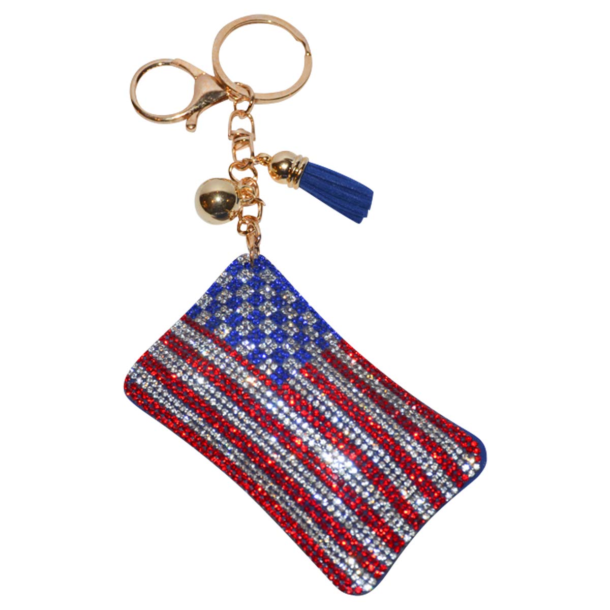 Popfizzy Cute Rhinestone Keychains for Women & Girls - Bling Car Keys & Purse Charms, Fun Backpack Accessories for Everyday Style & Gifting