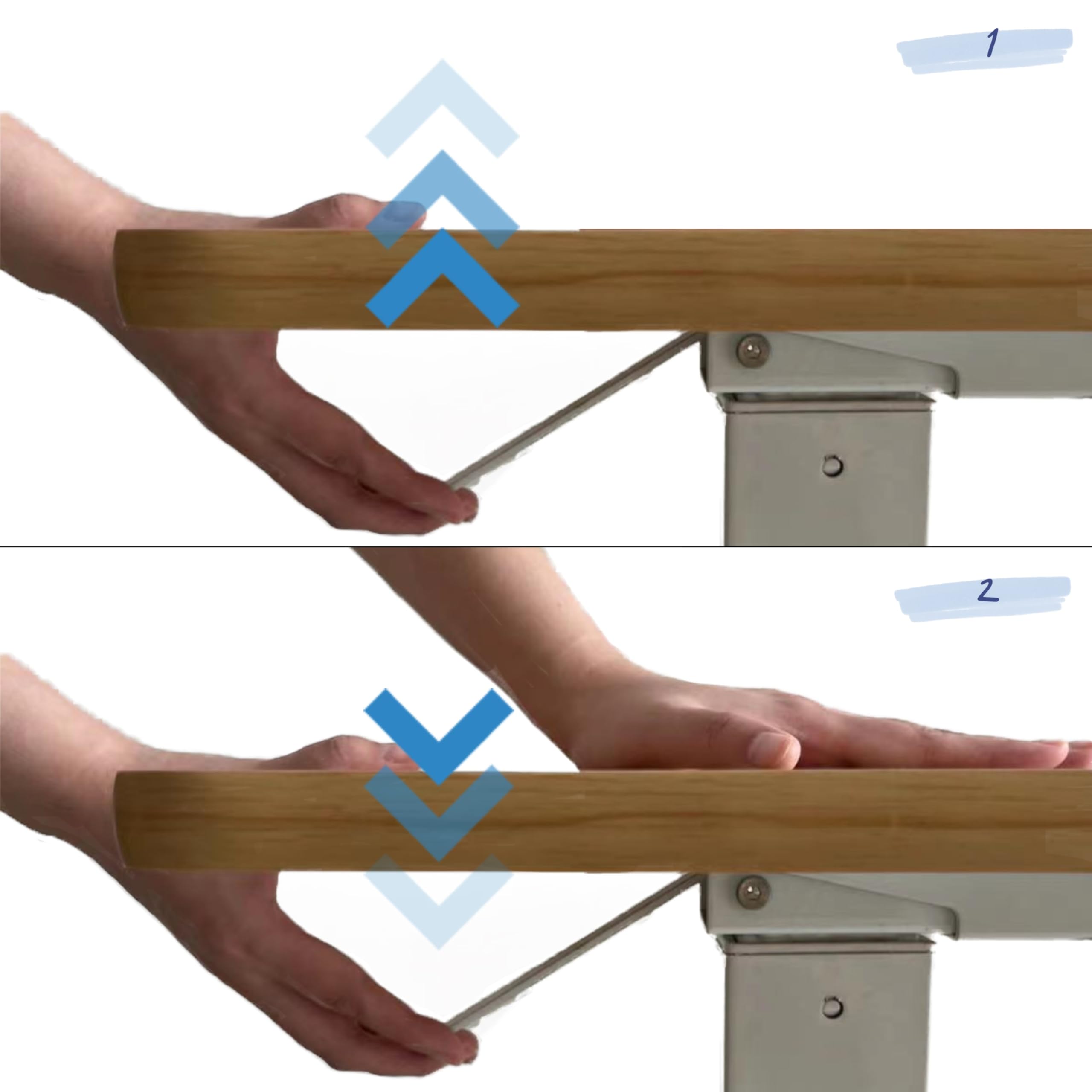 Adjustable Overbed Table with Tray - Mobile Laptop Desk for Hospital & Home Use