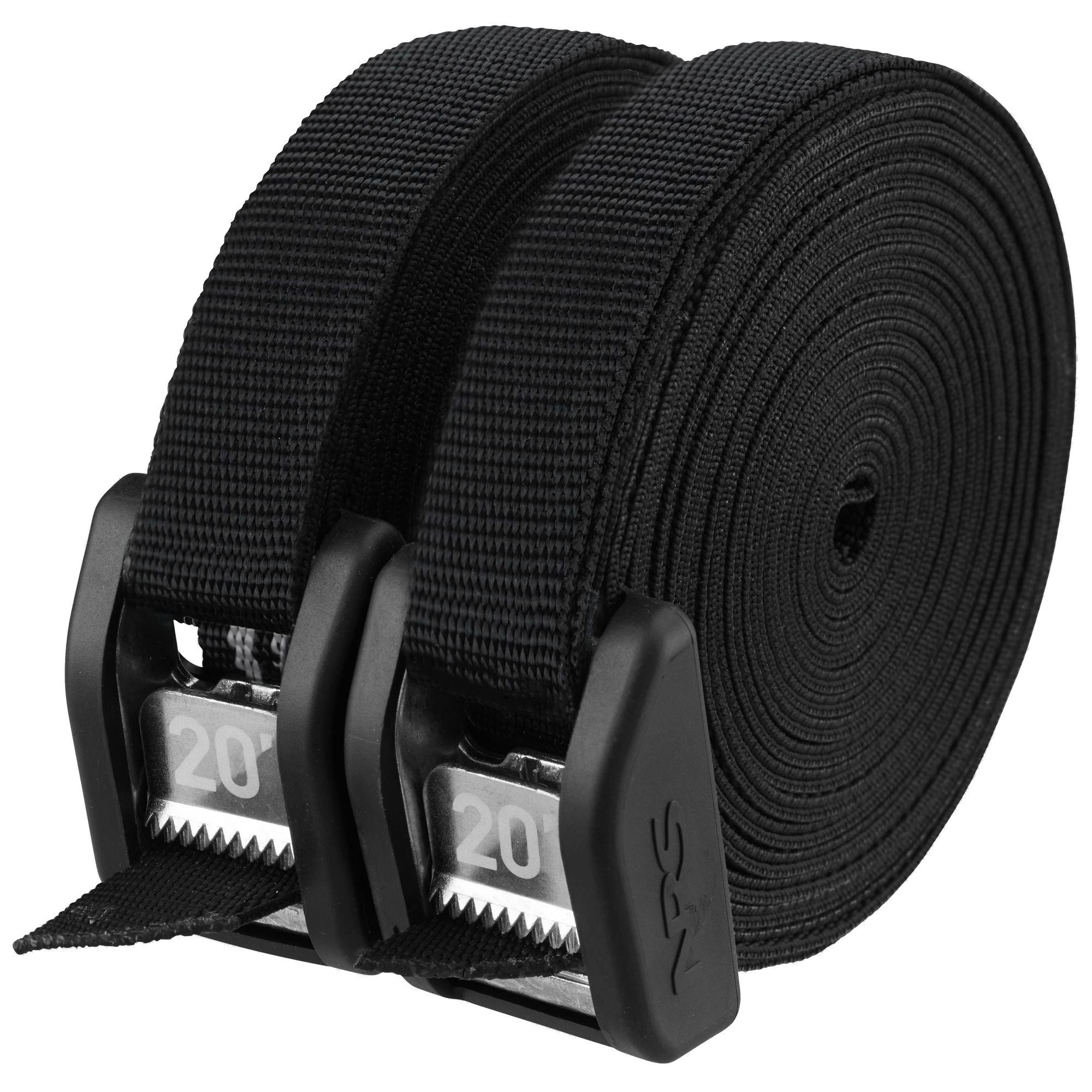 NRS 1 HD Heavy-Duty Buckle Bumper Load Straps (Pair) - Secure Cargo for Boats, Trailers & Trucks - Durable Tie-Down Straps for Outdoor Adventures