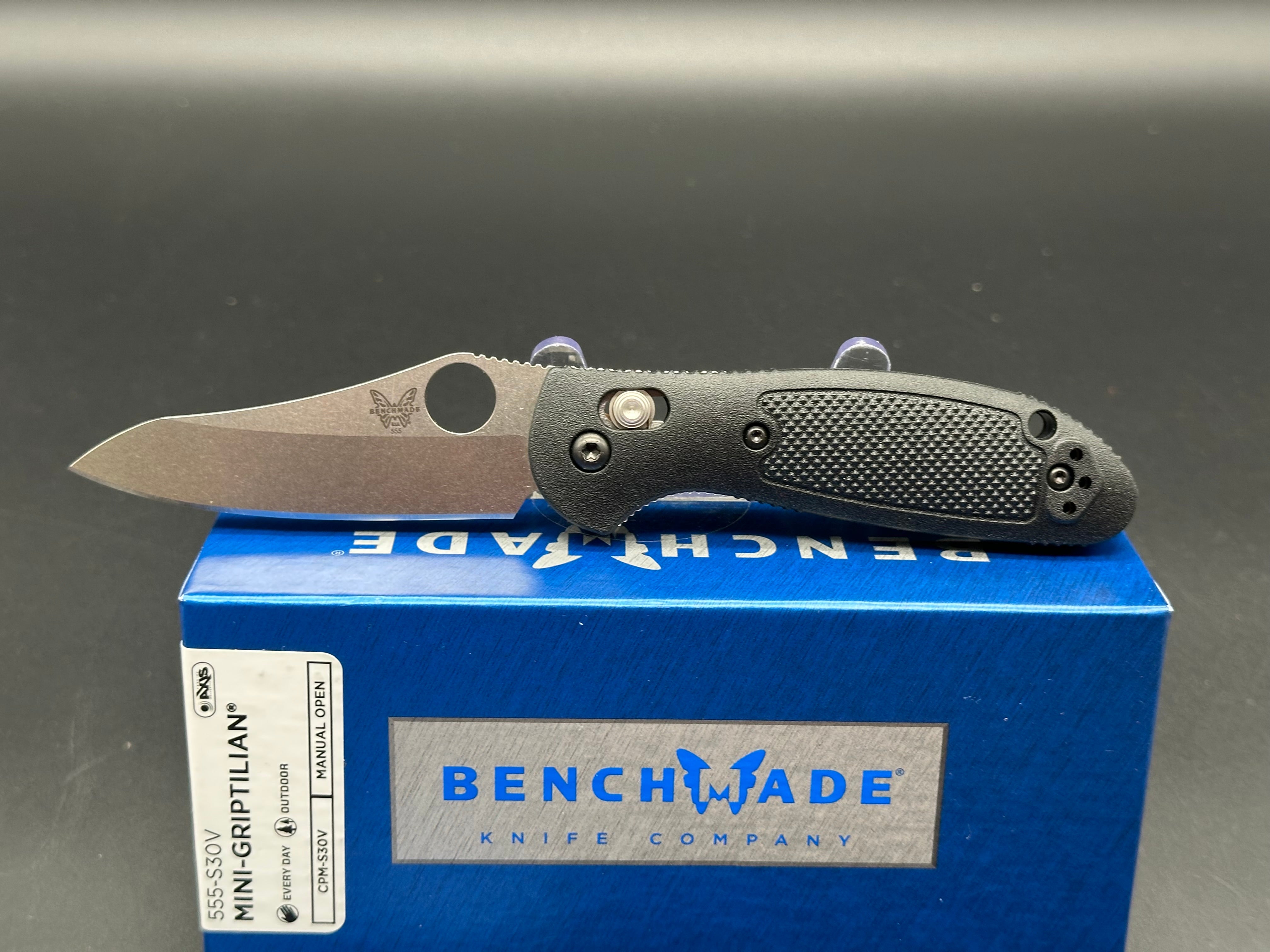 Benchmade Mini Griptilian Folding Knife - 2.91