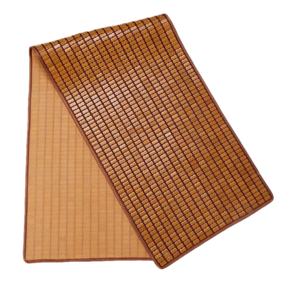 **Breathable Bamboo Seat Cushion for Chairs & Couches – Anti-Slip, Massaging, Customizable (Brown, 80x210cm) – Perfect for Office, Car & Summer Comfort**