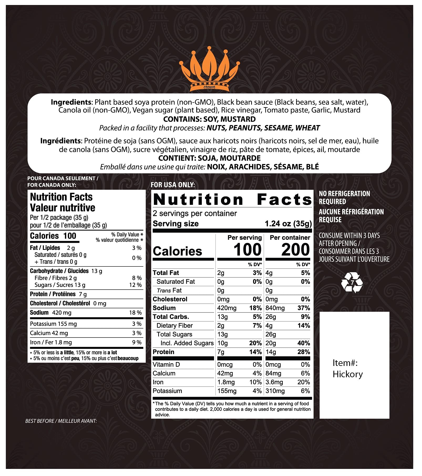 Noble Jerky - Healthy Vegan Vegetarian Snacks (BBQ, Original, Teriyaki, Chipotle) - 4 Pack (70g Each) | Plant-Based Protein Snack for Hiking, Travel & On-the-Go