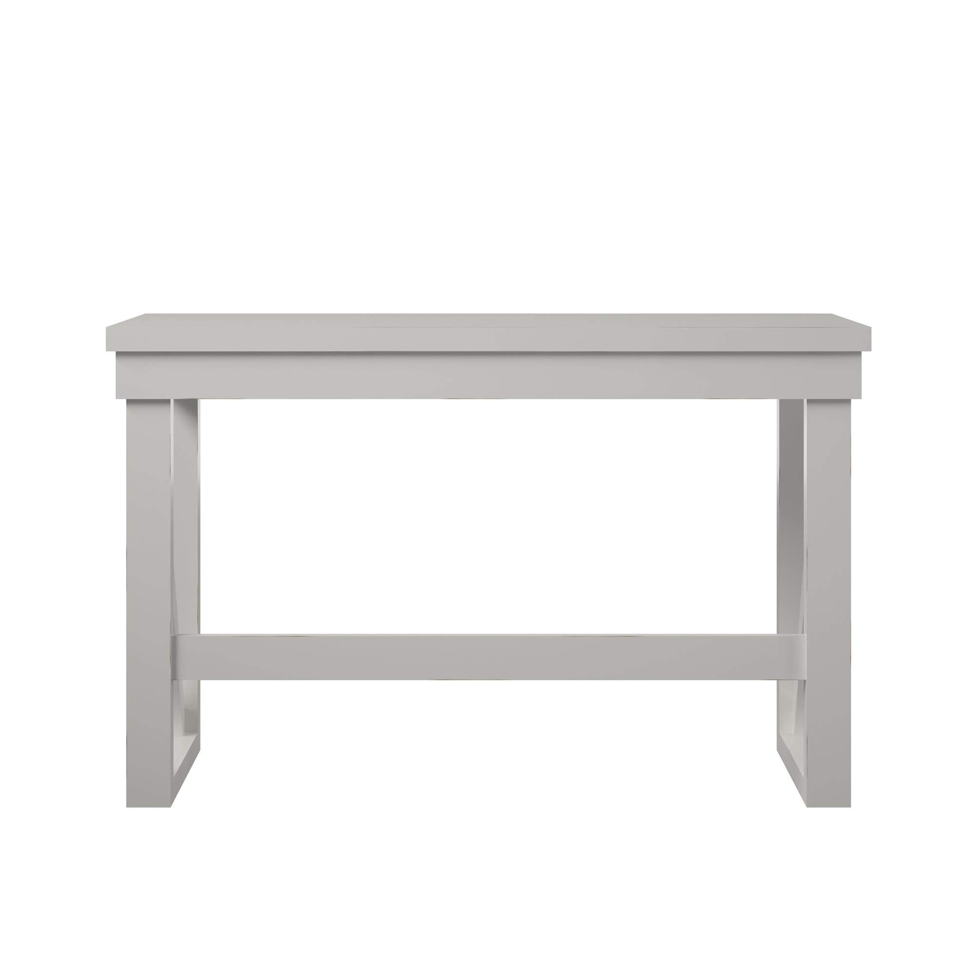 Ameriwood Home Crestwood White Computer Desk - Compact Home Office Desk for Small Spaces, Study & Work from Home