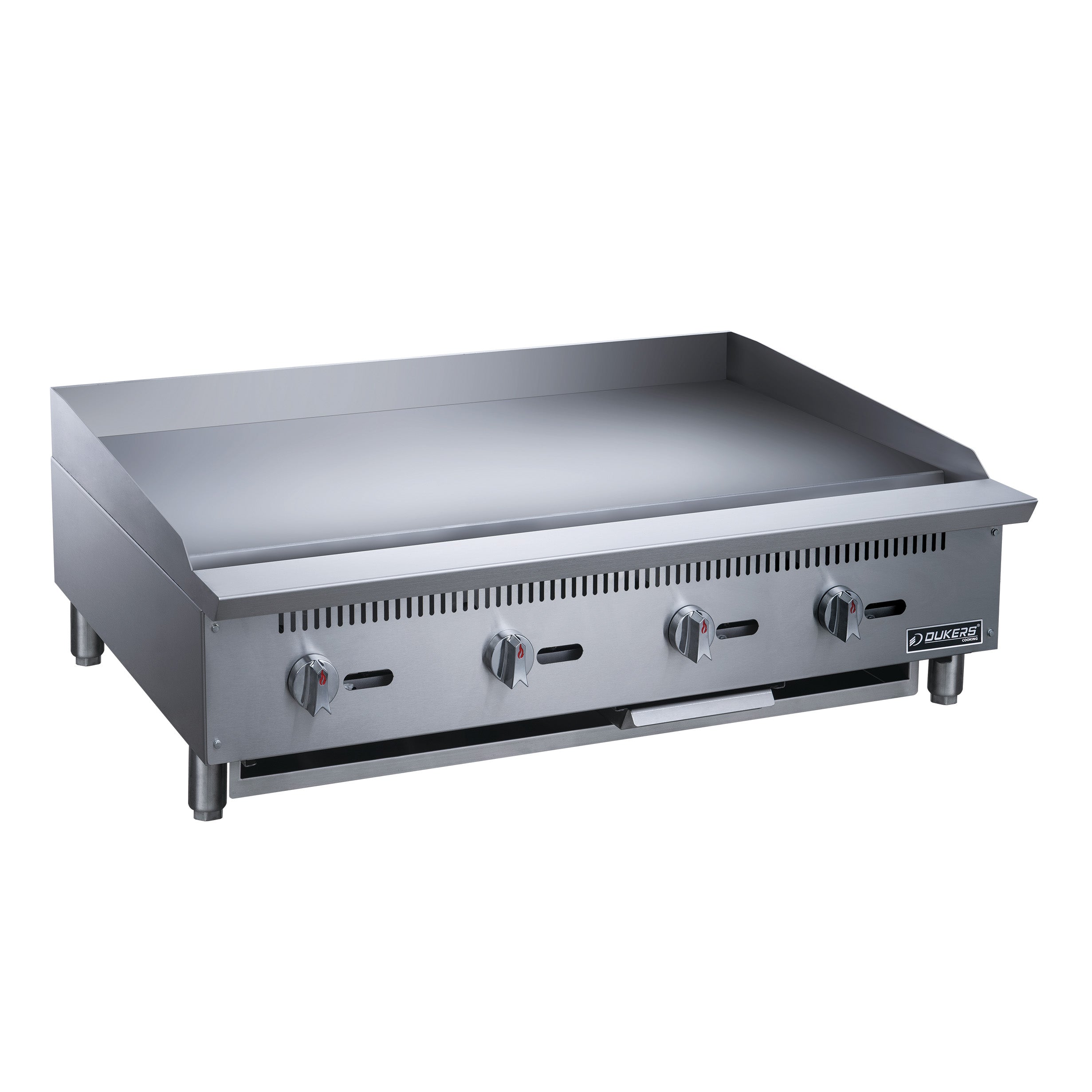 Dukers DCGMA48 48-Inch Commercial Griddle with 4 Burners - Perfect for Restaurants, Food Trucks & Outdoor Cooking