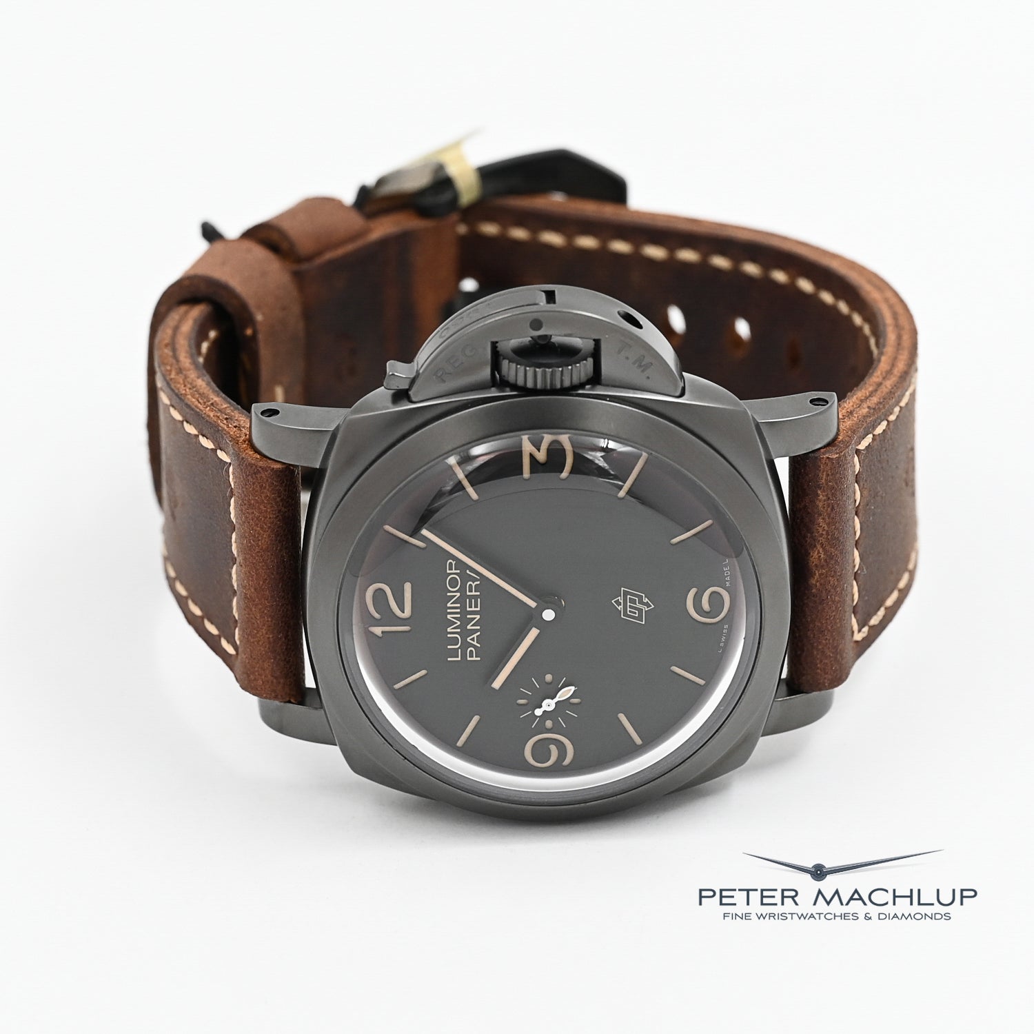 Panerai Luminor 1950 3-Day Automatic Titanium DLC Men's Watch - Luxury Dive Watch for Professional Diving & Formal Occasions