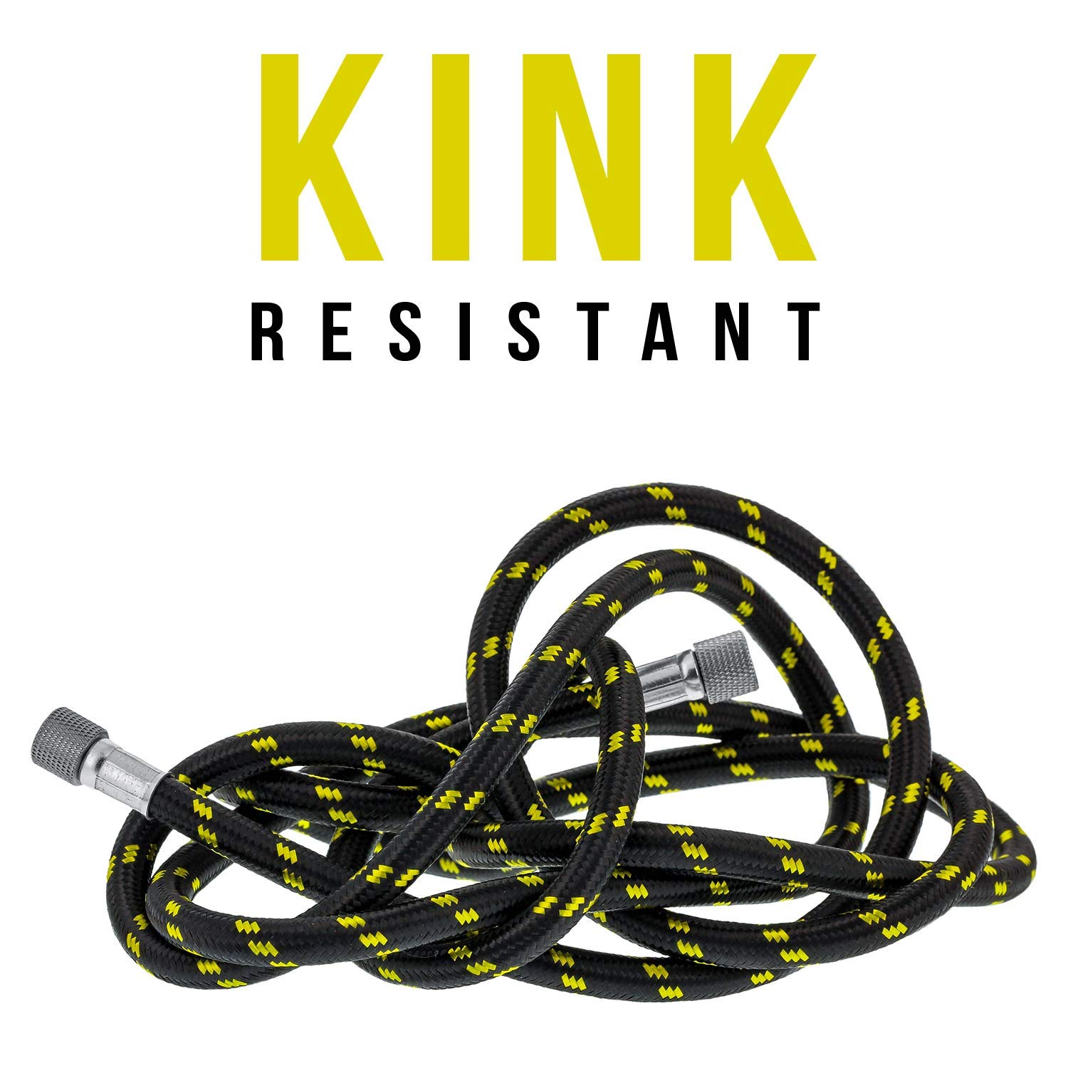 Premium 10-Ft Braided Airbrush Hose with 1/8