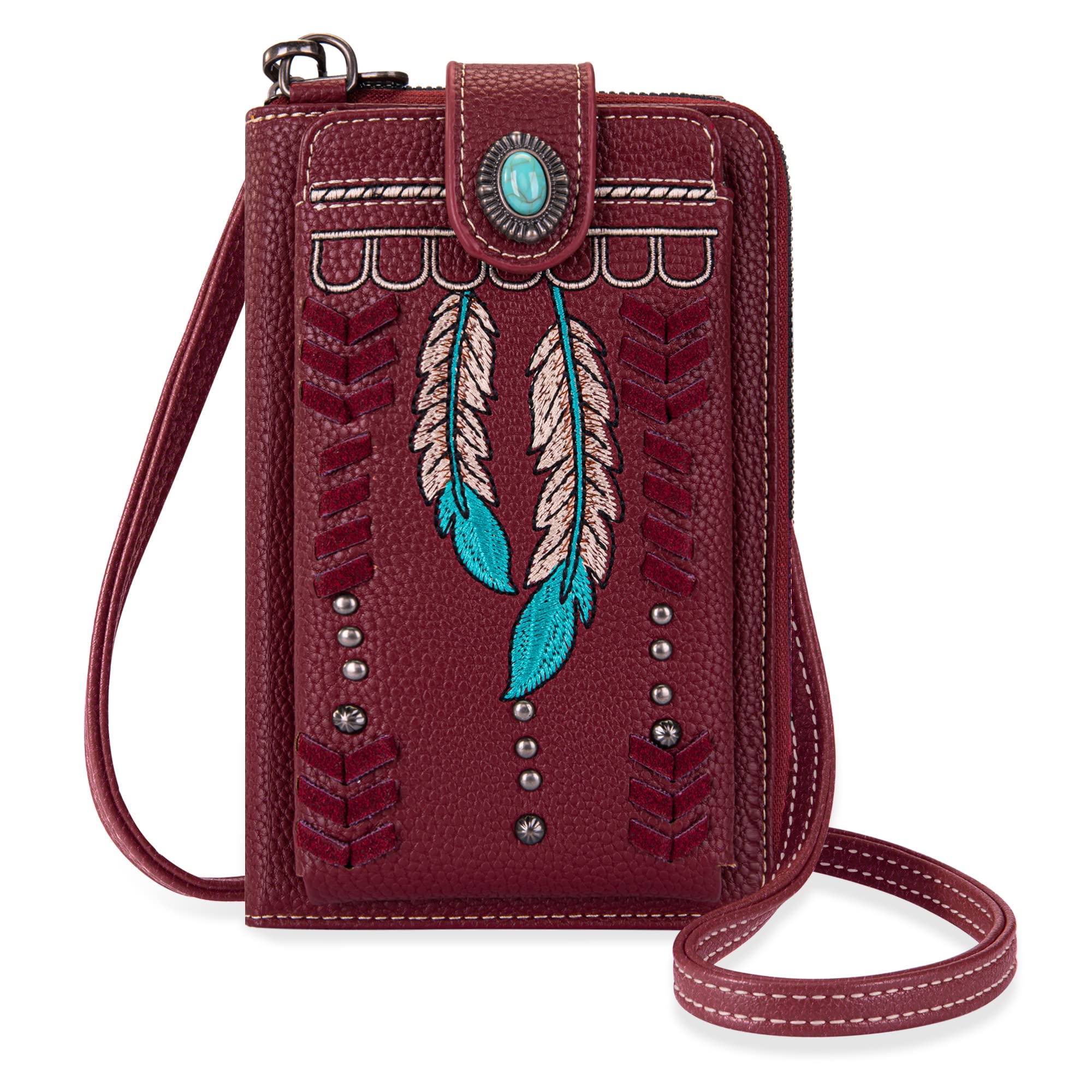 Montana West Small Crossbody Purse for Women - Western Style Phone Bag with Strap - Wallet & Handbag - Perfect for Travel, Shopping & Daily Use