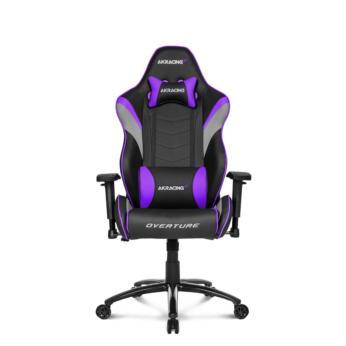 AKRACING Overture Gaming Chair - Ergonomic Purple Computer Chair with Adjustable Height, Lumbar Support & Headrest - Perfect for PC Gaming, Office Work & Home Desk Setup