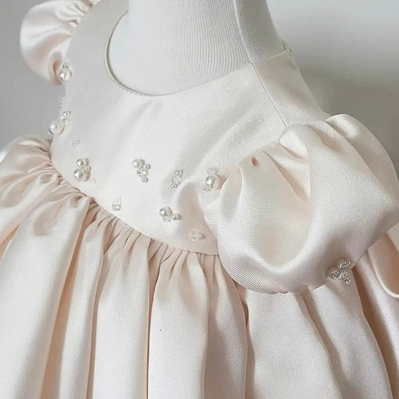Baby Girl Birthday Dress - Floral Princess Party Gown for Spring & Special Occasions | Perfect for 1st Birthday, Easter, Flower Girl & Photo Shoots