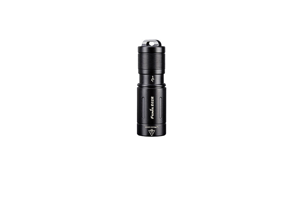 Fenix E02R Ultra-Bright LED Keychain Flashlight - Compact, Rechargeable, Waterproof for Camping, Hiking & Emergency Use