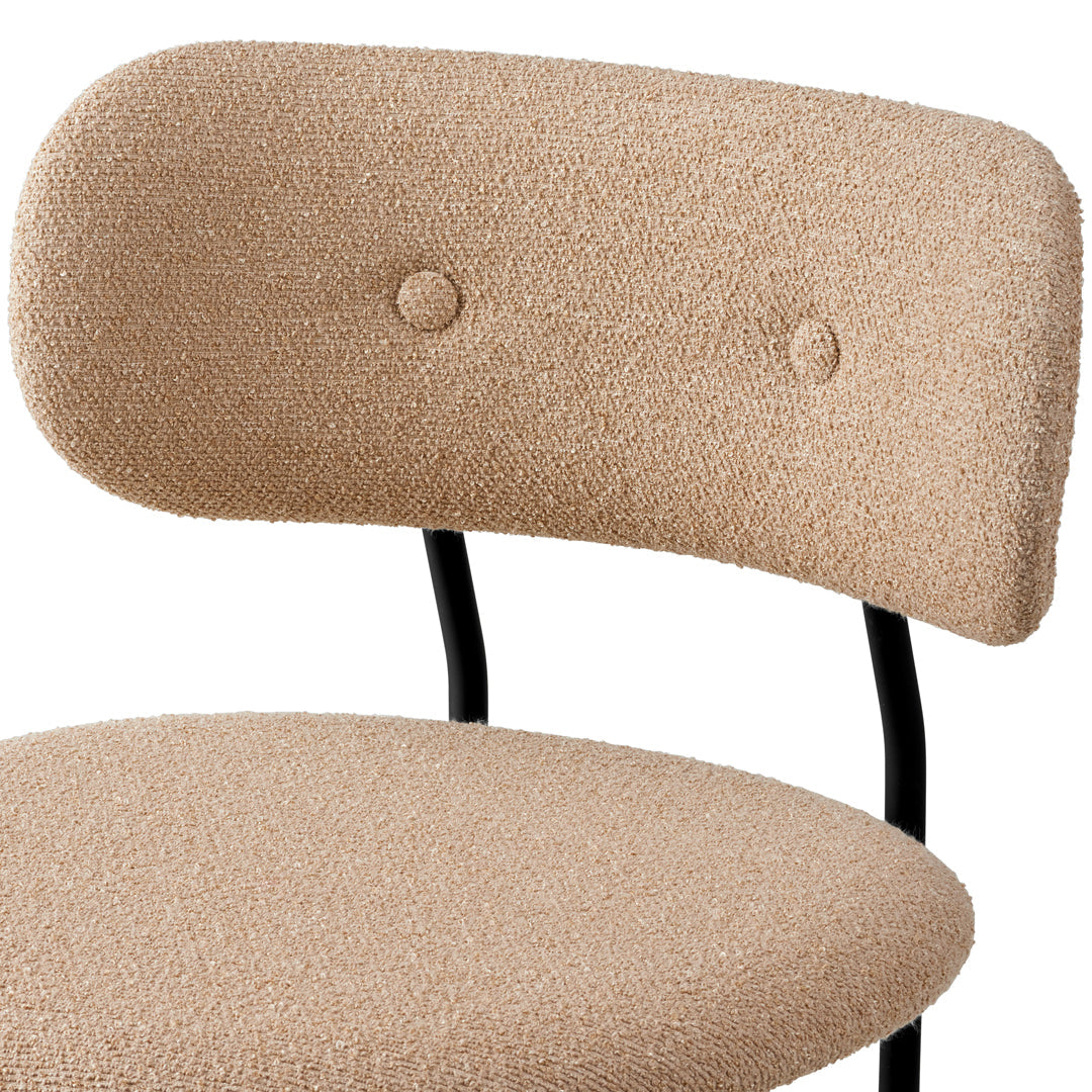 Sturdy Coco Counter Chair - Adjustable Height Bar Stool with Backrest for Kitchen Island, Breakfast Nook & Home Decor