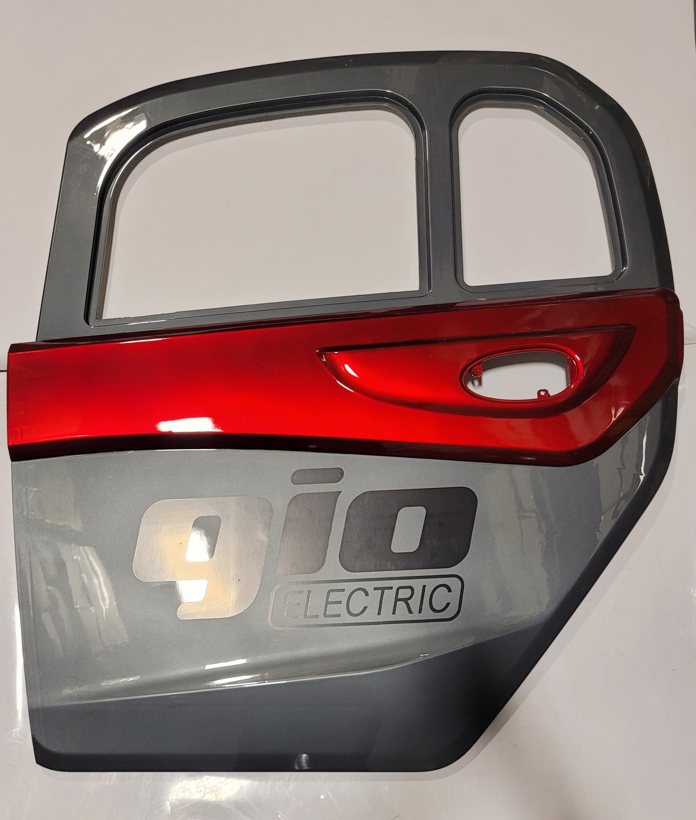 Left-Hand Golf Cart Exterior Door - Black & Red - Perfect for Golf Cart Replacement & Customization