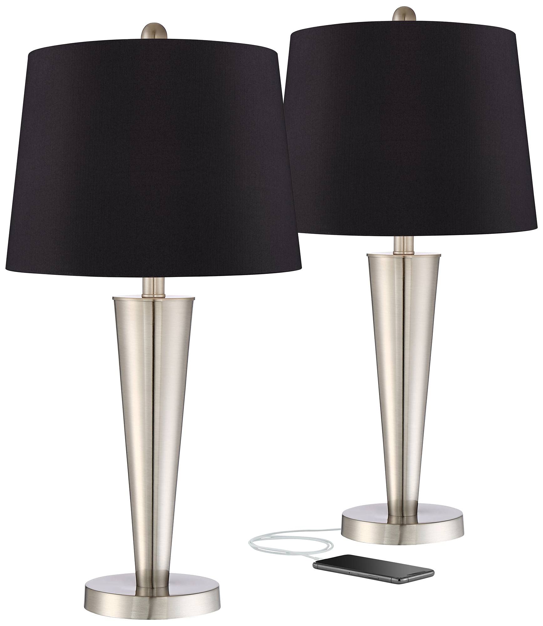 360 Lighting Geoff Industrial Modern Table Lamps Set of 2 - 26