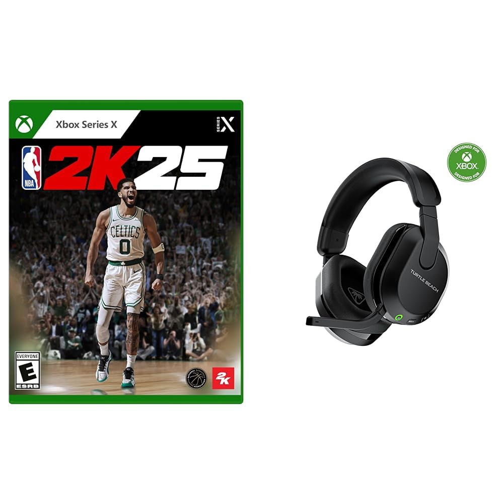 Turtle Beach Stealth 600 Gen 3 Wireless Gaming Headset for Xbox Series X|S, PS5, PC, Mobile - Bluetooth, 80-Hour Battery, AI Noise-Cancelling Mic - Black - Perfect for Competitive Gaming & Streaming