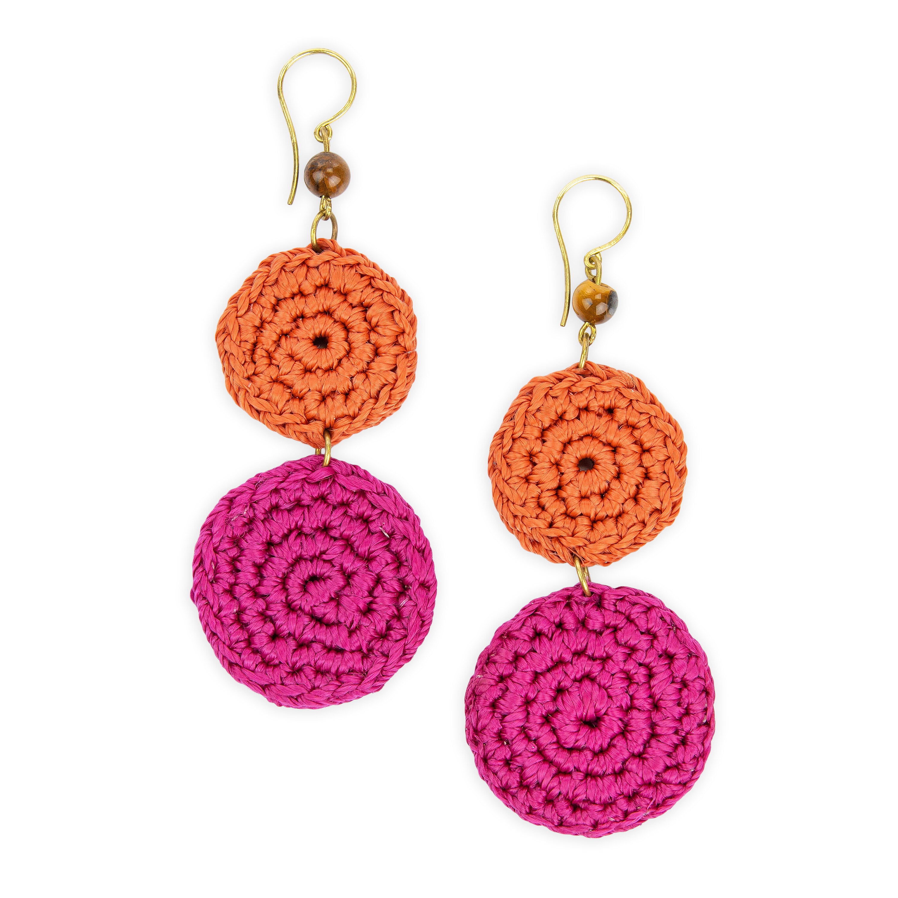 Hand Crochet - Pinkberry Cayenne Block