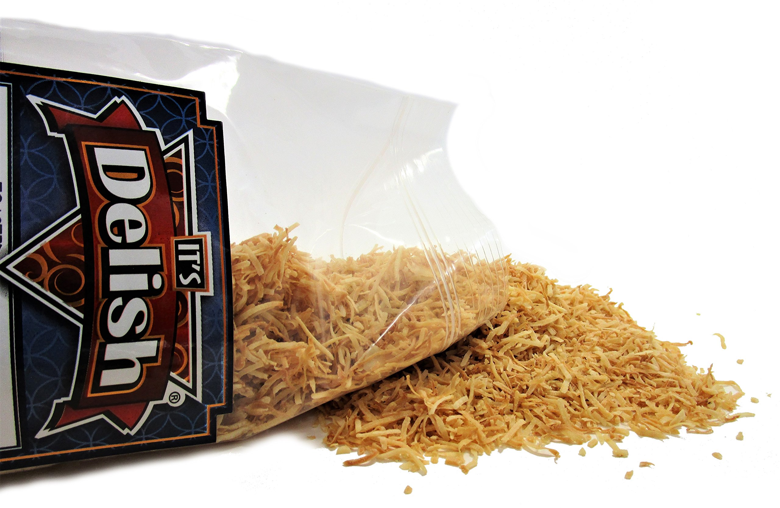 Premium Unsweetened Toasted Coconut Flakes – 2 LB Bulk Bag – Healthy Snack for Baking, Cooking & Desserts – Organic Roasted Shredded Coconut for Smoothie Bowls, Granola & Vegan Recipes – Its Delish Brand