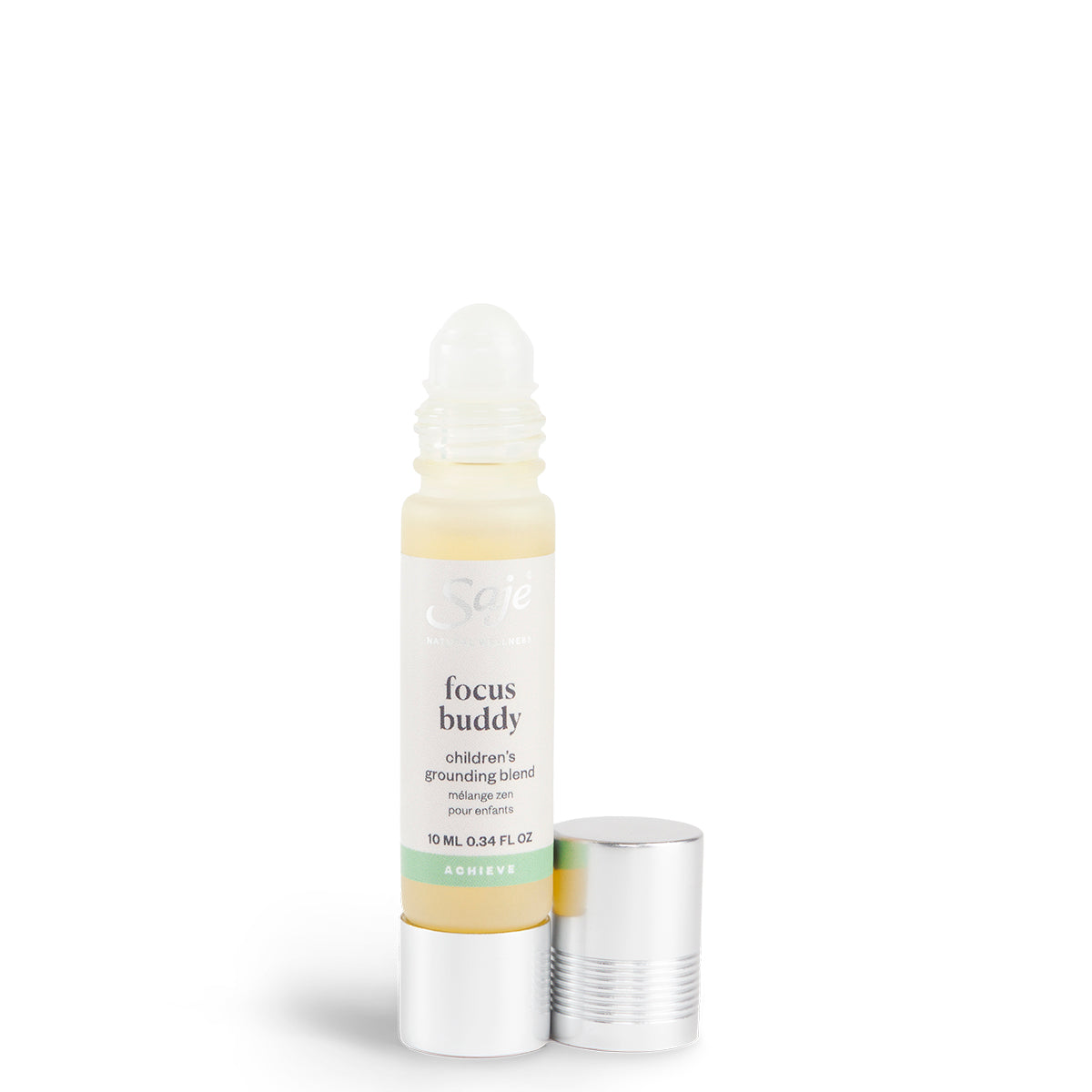 Focus Buddy Children's Grounding Blend Roll-On Essential Oil for Kids - Calming Aromatherapy for Focus, Anxiety & Stress Relief - Perfect for School, Homework & Bedtime