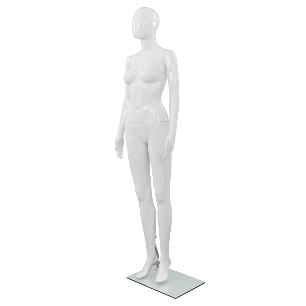Full Body Female Mannequin with Glass Base - 68.9