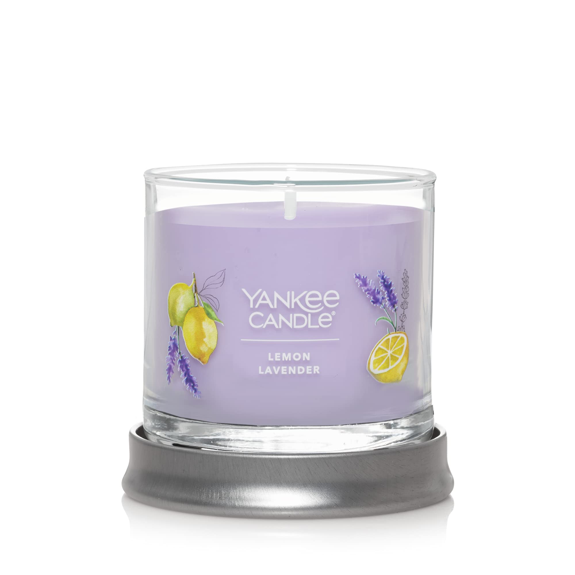 Yankee Candle Lemon Lavender Scented Candle - 4.3oz Small Tumbler, Single Wick, 20+ Hours Burn Time | Home Decor, Relaxation, Aromatherapy & Gift Idea