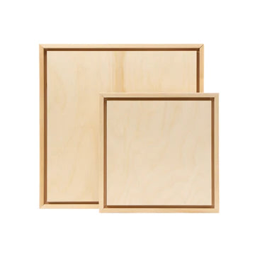 2 in 1 Wood Floater Panel - 1.5 Inch Thick - Premium Wall Decor for Living Room, Bedroom & Office - Easy Installation & Stylish Design
