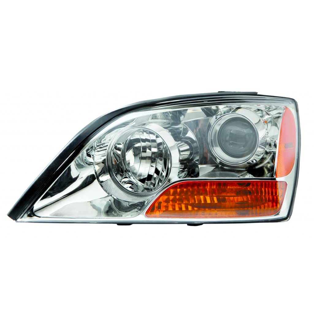 2008-2009 Kia Sorento Driver Side Headlight Assembly - CAPA Certified (Part #KI2502134C) | Replacement for Broken/Foggy Headlights | Perfect for Night Driving & Enhanced Visibility
