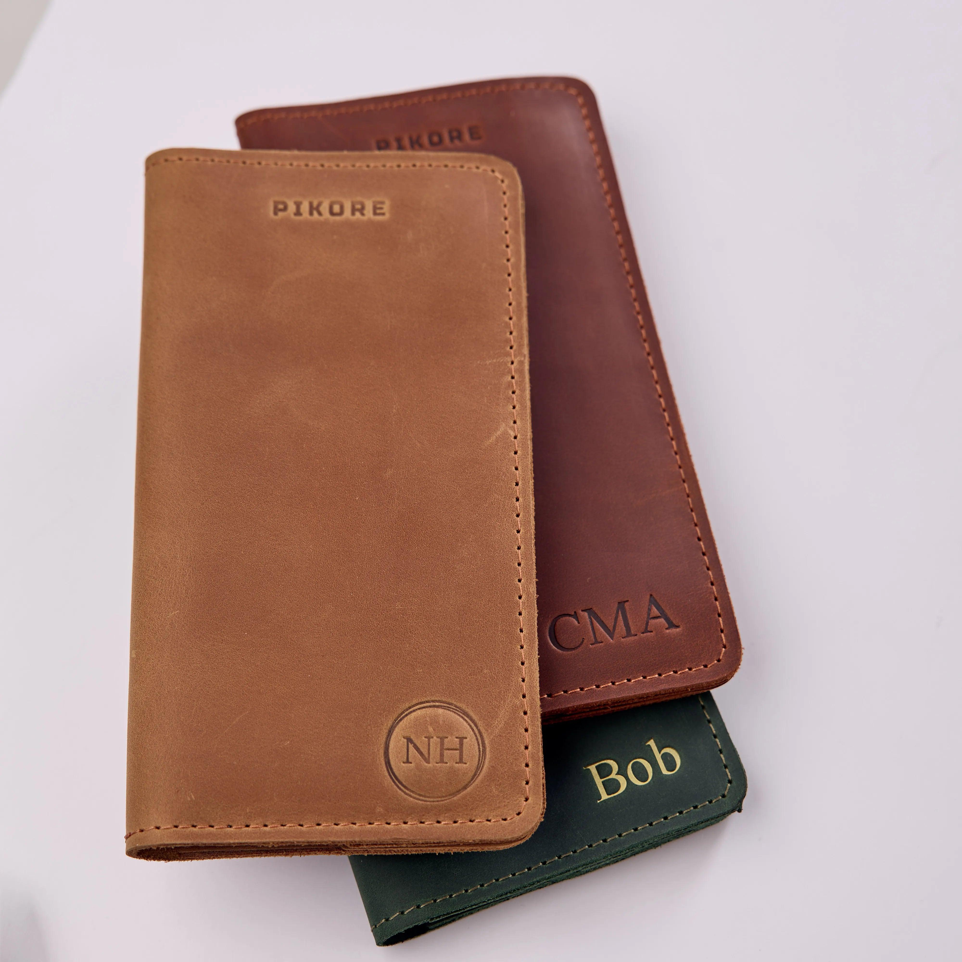 Premium Long Oxford Leather Wallet for Men - Slim RFID Blocking Bifold Wallet with Multiple Card Slots - Perfect for Travel, Business & Everyday Use