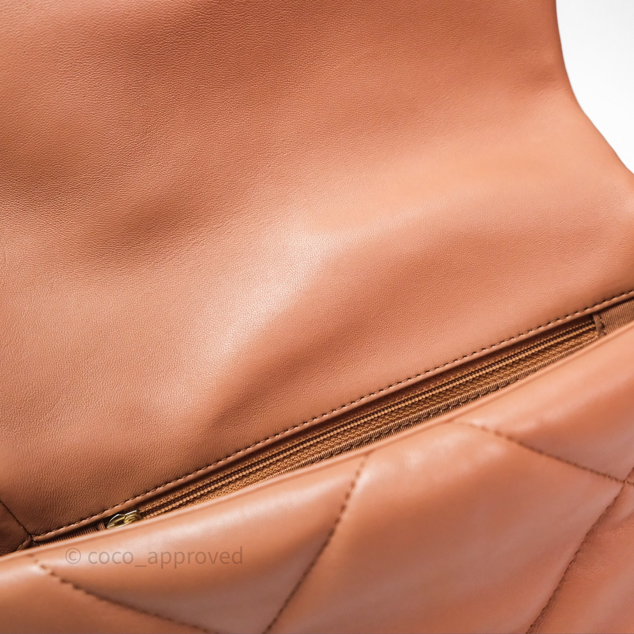 Chanel 19 Small Handbag in Caramel with Mixed Hardware - Luxury Shoulder Bag for Women, Perfect for Date Night & Special Occasions