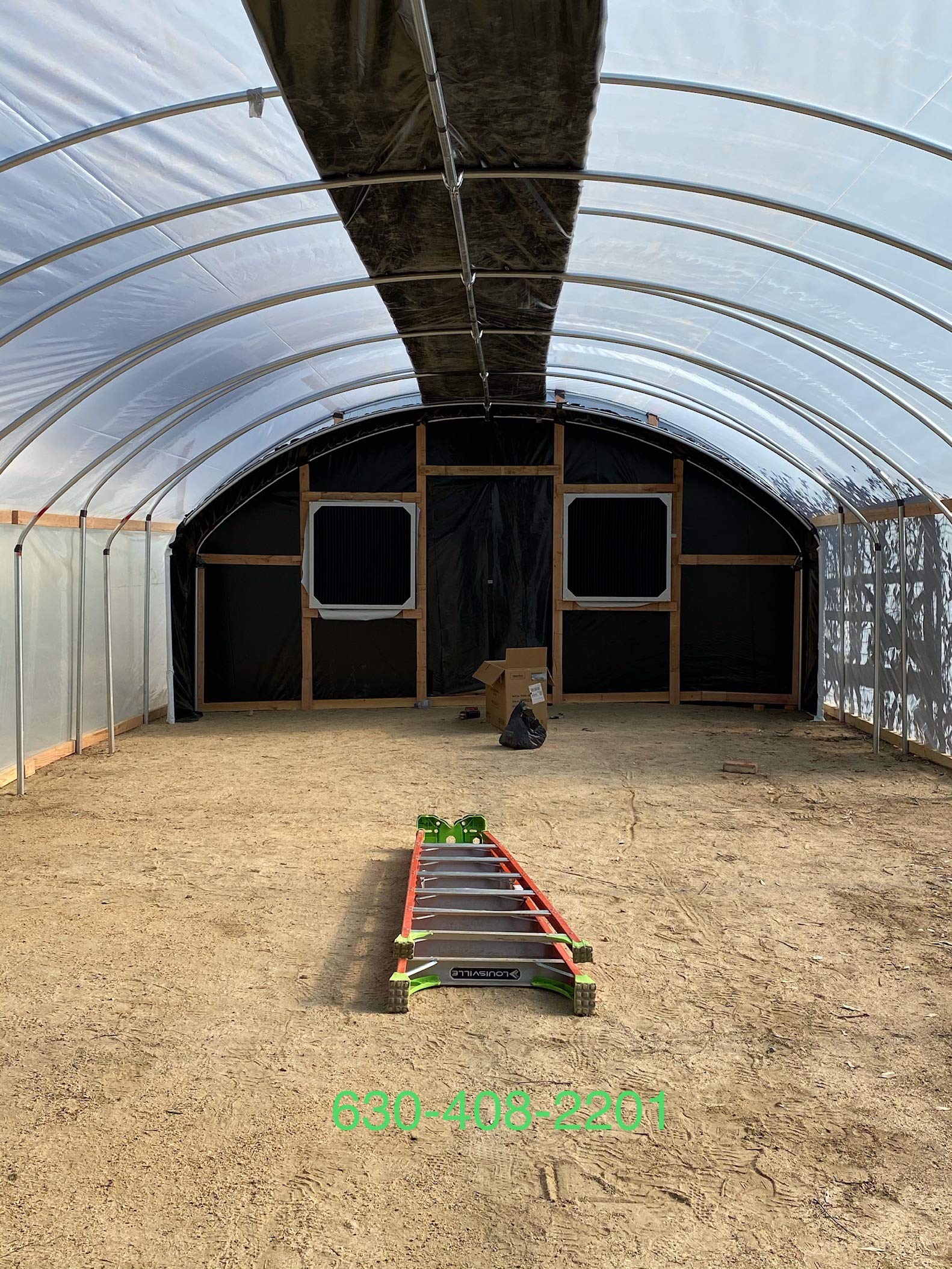 24 Inch Light Deprivation Greenhouse Cover - Breathable Wall with Max-Flow Ventilation, 100% Light Blocking, Pre-Assembled - Perfect for Indoor Grow Rooms & Hydroponic Systems (Compatible with 24