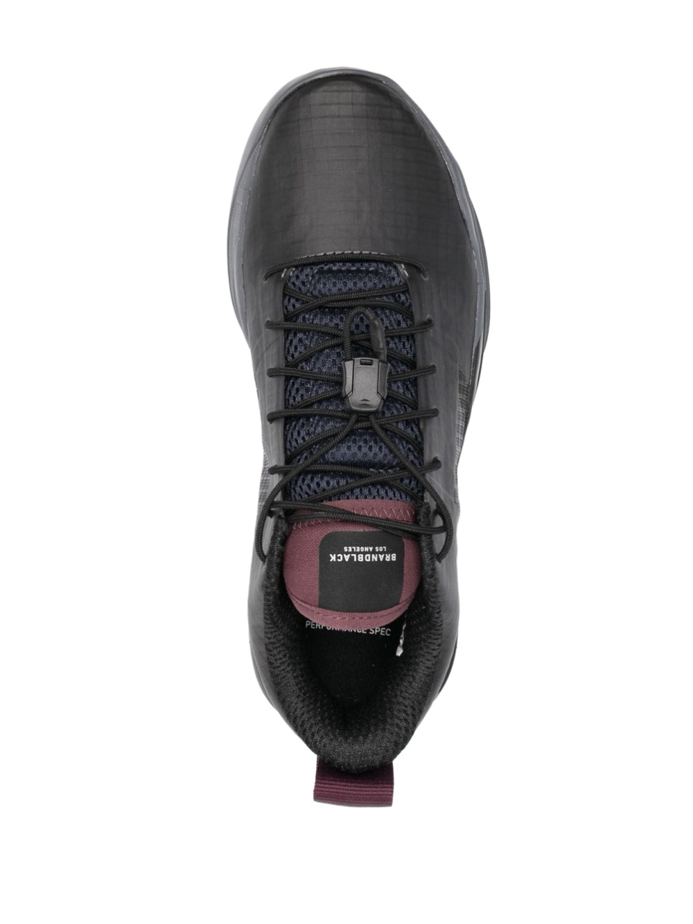 BRAND BLACK Men's Running Sneakers - Lightweight Breathable Athletic Shoes for Jogging, Gym & Casual Wear - Black