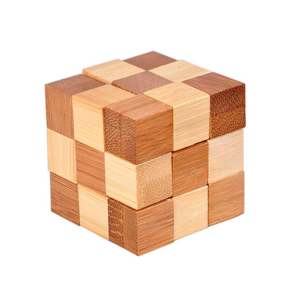 3D Bamboo Puzzle - Brain Teaser Toy for Kids & Adults | Dragon Tail Game