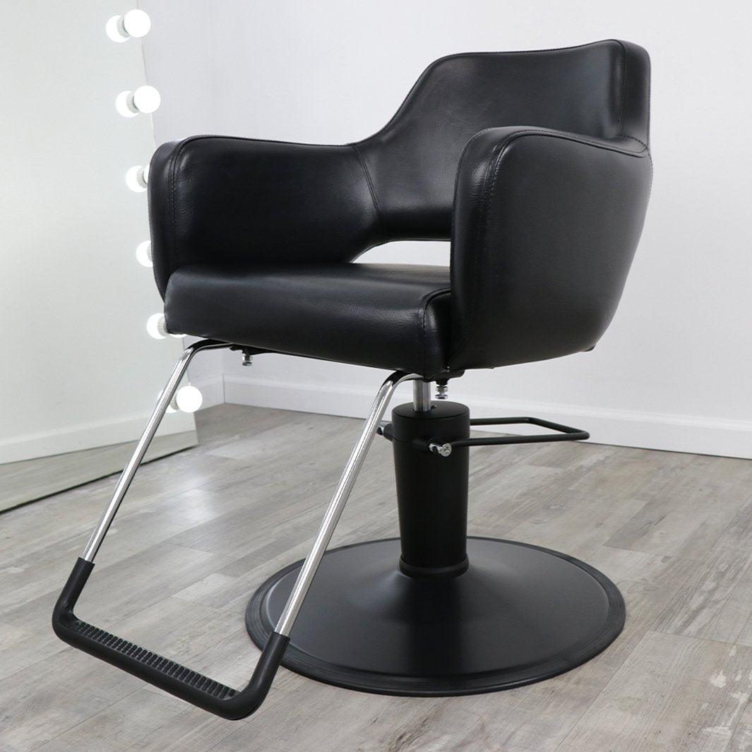 Stylish Salon Chair for Hair Styling & Barber Shop - Ergonomic & Durable Beauty Salon Furniture for Hairdressers & Clients - Perfect for Home Salons & Professional Beauty Spaces