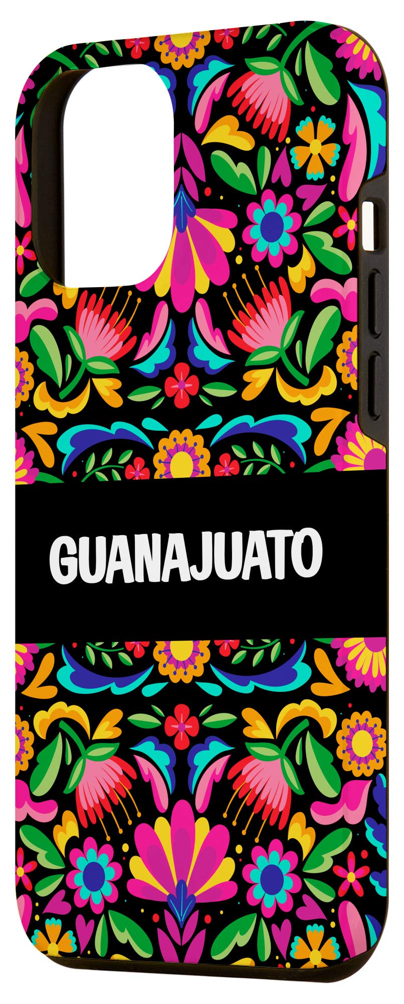 iPhone 12 Pro Max Case - Mexican Flowers Design from Guanajuato - Durable Protective Cover for Everyday Use & Travel