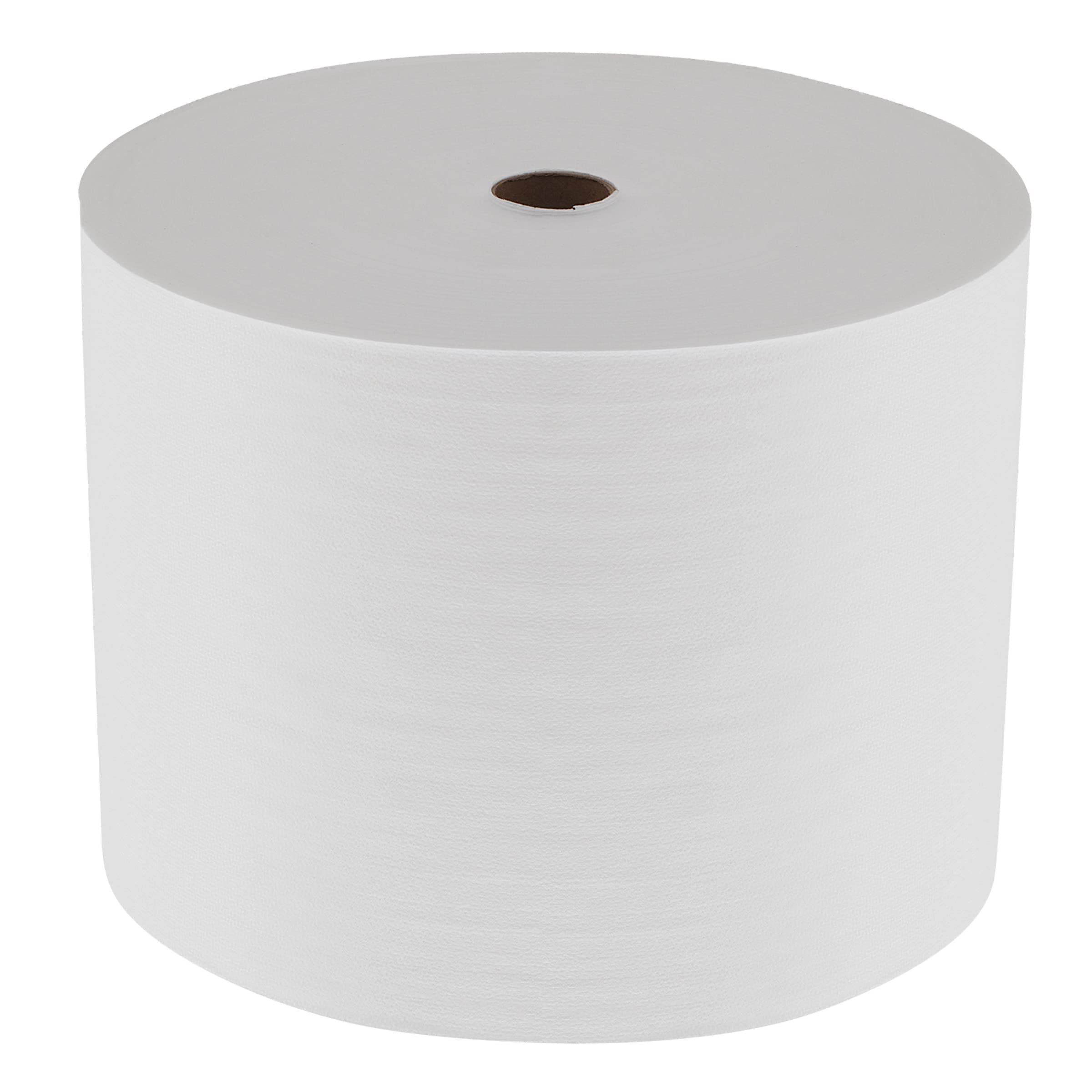 Brawny Professional H700 Disposable Cleaning Towels - 1 Roll of 800 White Industrial Wipes for Kitchen, Garage & Workshop Cleaning | Heavy-Duty Long Distance Roll by Georgia-Pacific (25060)