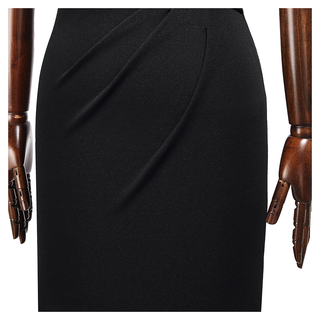 AISIZE Women's Classic Keyhole Neck Wrap Cocktail Party Sheath Dress - Elegant Bodycon Dress for Evening Events, Date Night & Formal Occasions
