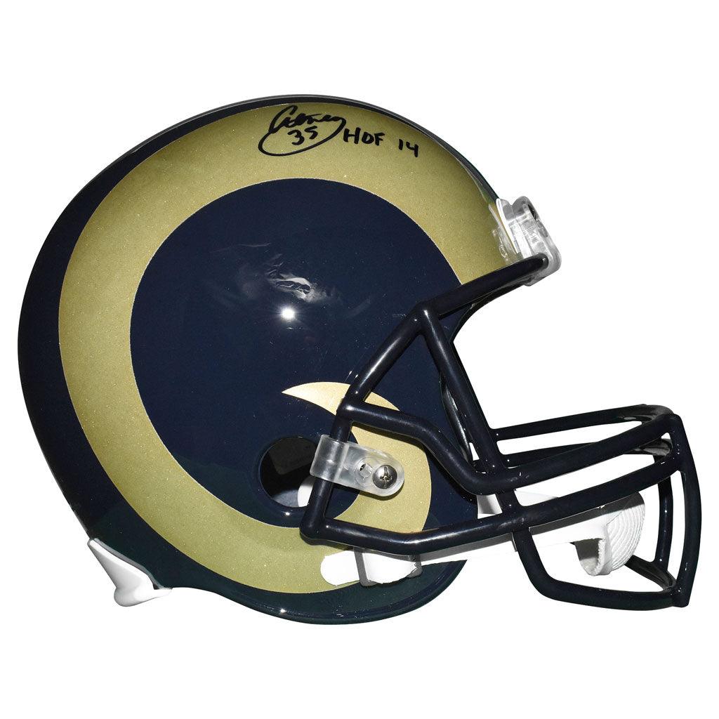Aeneas Williams Autographed St. Louis Rams NFL Football Helmet - HOF 2000 Throwback Full Size Replica with JSA COA - Perfect for Sports Memorabilia Collectors and Rams Fans Display