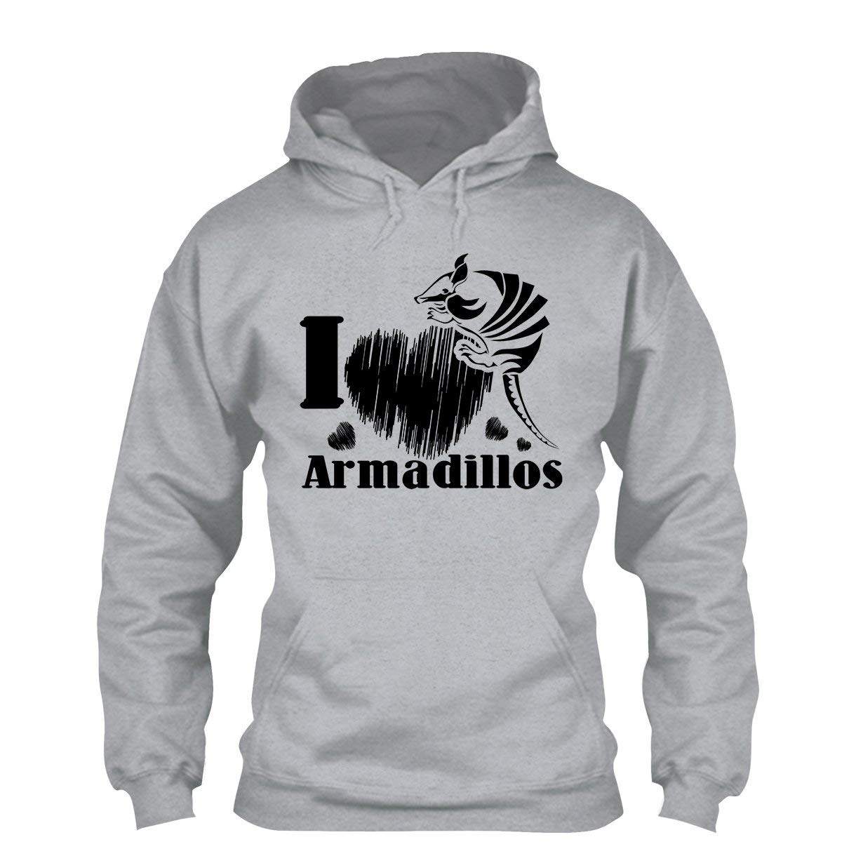Unisex Armadillo Print Pullover Hoodie - Soft & Comfortable Long Sleeve Sweatshirt for Men & Women | Perfect for Casual Wear, Outdoor Activities & Gifts