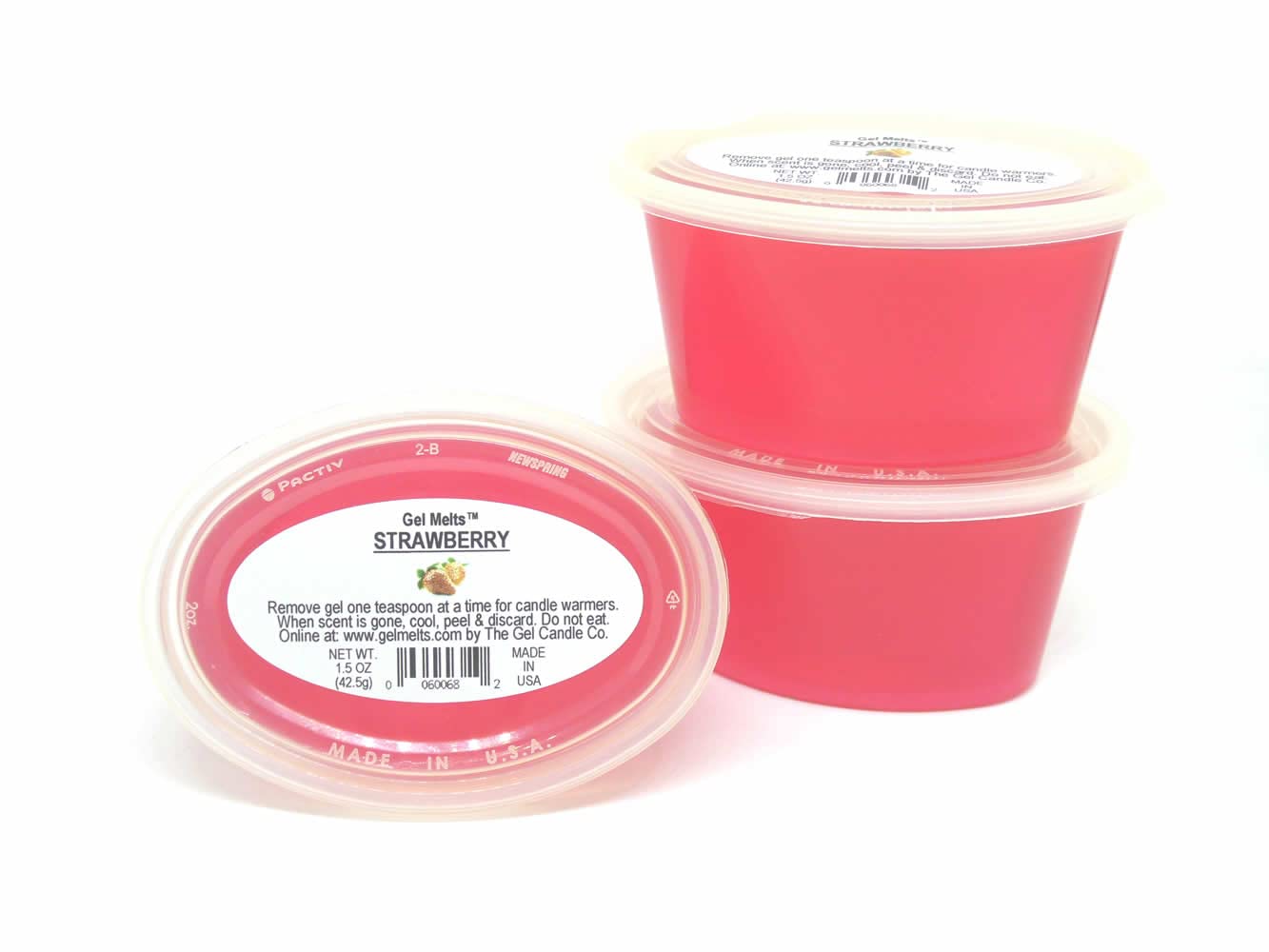 3 Pack Strawberry Scented Easy Peel Gel Melts for Wax Warmers & Candle Burners | Aromatherapy Home Fragrance | Perfect for Relaxation, Spa Nights & Room Freshening