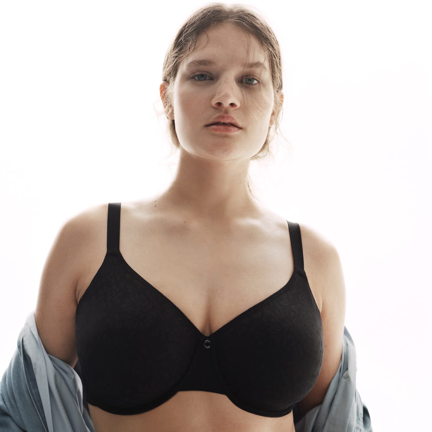 Chantelle Women's Comfort Chic Full Coverage Underwire Bra - Supportive Everyday T-Shirt Bra for Work & Leisure