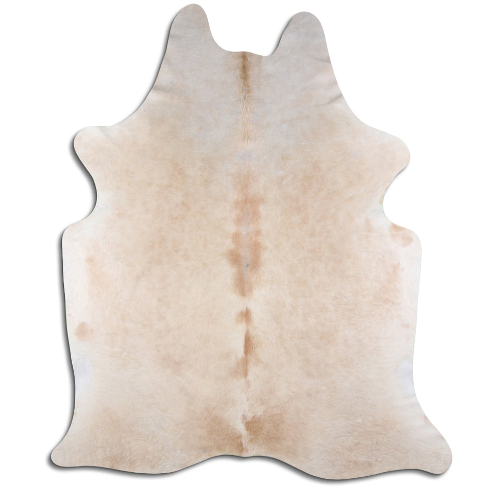 8.5 Ft X 7 Ft Genuine Brazilian Hair-On Cowhide Leather Rug - Natural Hide Skin Carpet for Living Room, Bedroom & Western Decor