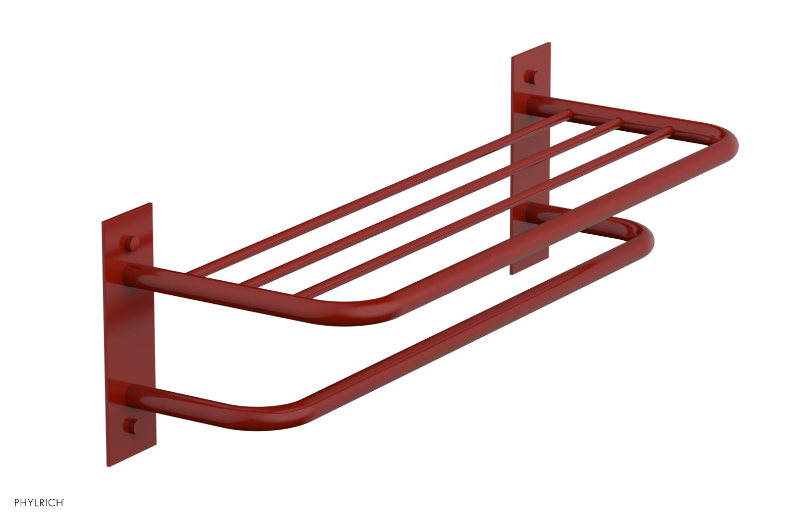Premium Double Towel Rack & Shelf - Space-Saving Bathroom Organizer for Towels & Toiletries | Durable Stainless Steel Design | Perfect for Small Bathrooms, Laundry Rooms & Spa Areas (Model DB46)