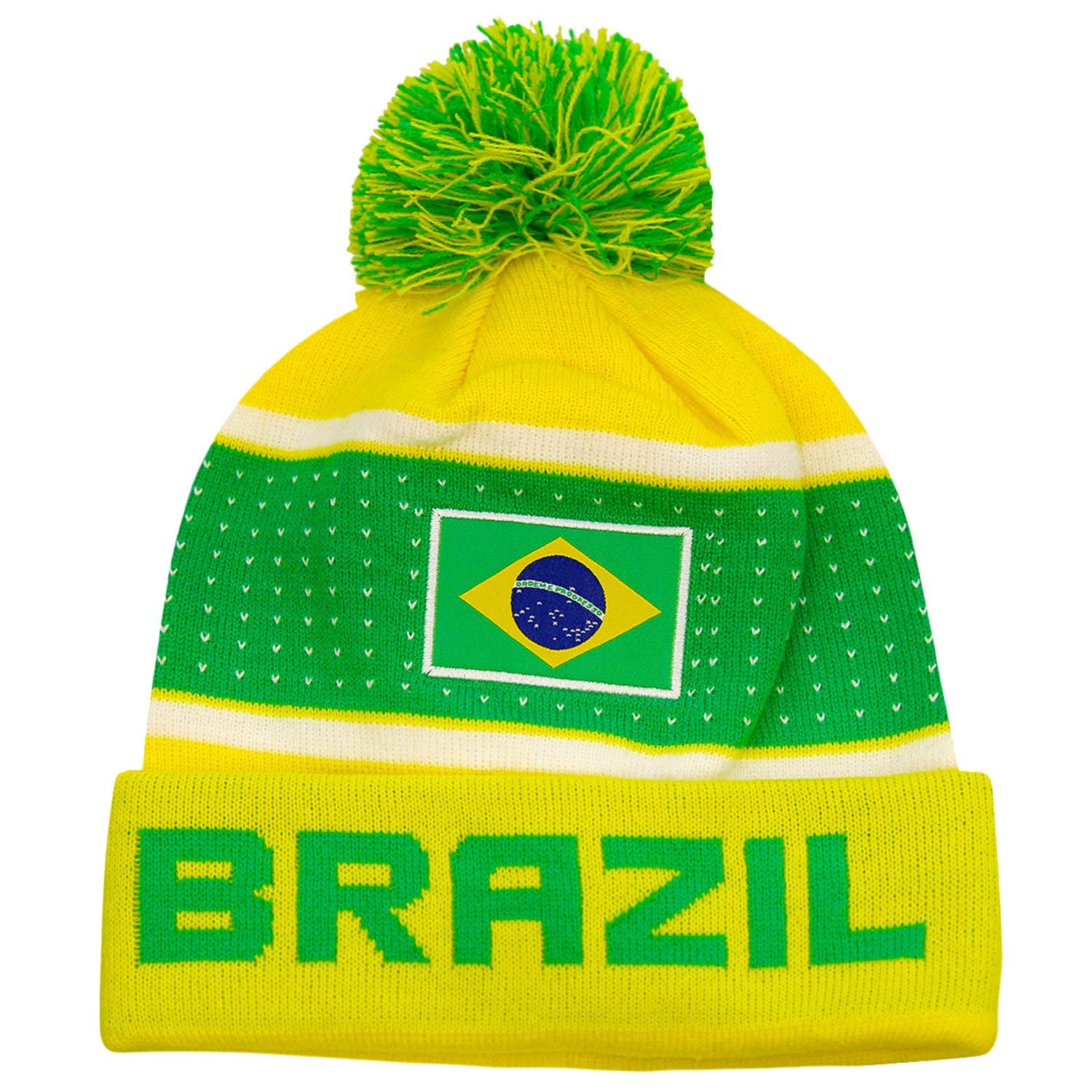 Icon Sports Unisex Knit Warm Hat - Soft Acrylic Beanie with Pom for Men & Women - Perfect for Winter Outdoor Activities, Skiing, Hiking & Casual Wear