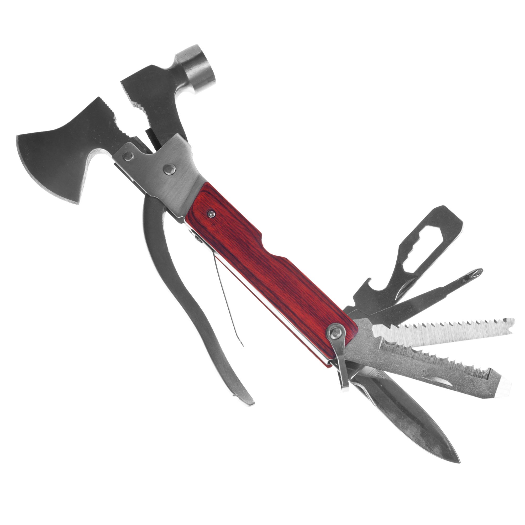 10-in-1 Multi-Function Whetstone Camping Tool - Survival Knife Sharpener, Fire Starter & Outdoor Gear for Hiking, Backpacking & Bushcraft Adventures